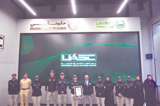 Dubai Police drone sets Guinness record at 580kph