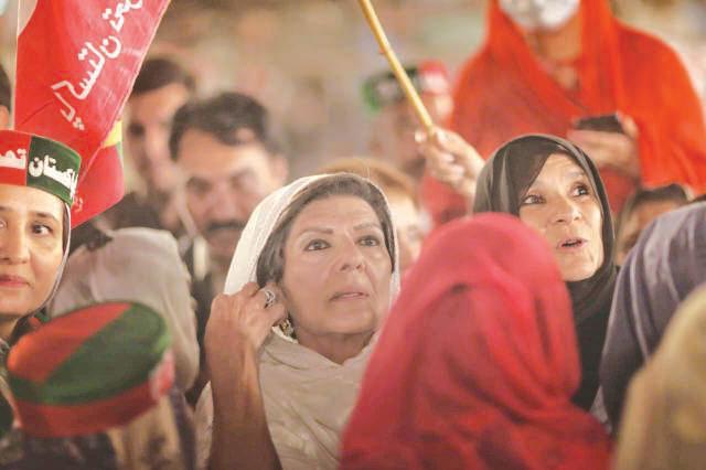 PTI slams police action against Imran's sisters