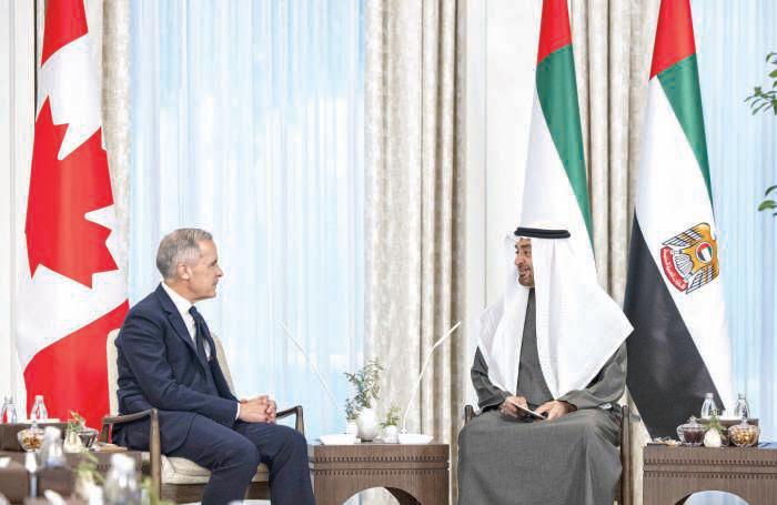 UAE, Canada leaders pledge to back global peace efforts