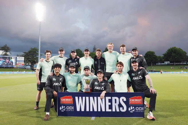 New Zealand sweep West Indies series with win in third ODI match