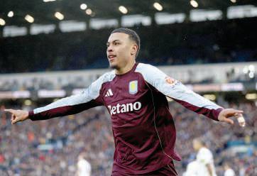 Rogers double lifts Villa into Premier League top four as Newcastle dent Man.City's title bid