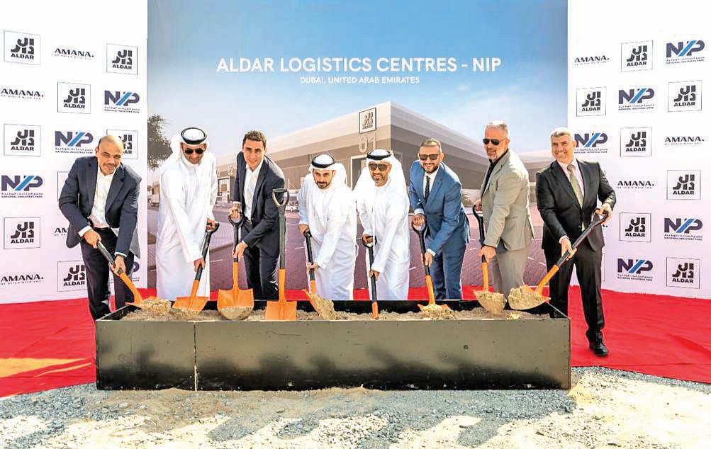 Aldar advances phased delivery of Grade A logistics park at NIP