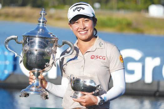World number one Thitikul defends title at LPGA Tour Championship
