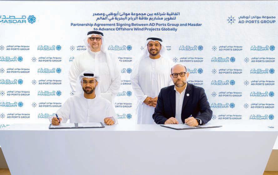 AD Ports, Masdar sign partnership to advance offshore wind projects
