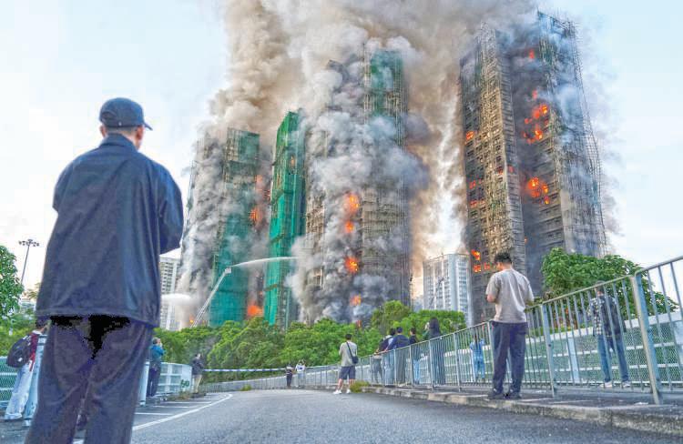 Dozens perish, hundreds injured in Hong Kong fire