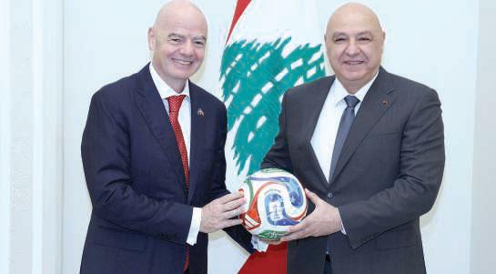 FIFA President Infantino to receive Lebanese citizenship: Association