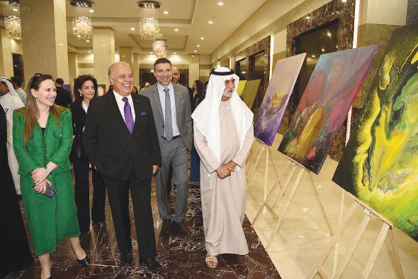 Nahyan opens art exhibition in Abu Dhabi