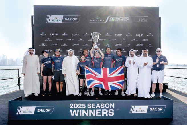 Emirates GBR crowned champions at Abu Dhabi Sail Grand Prix finale