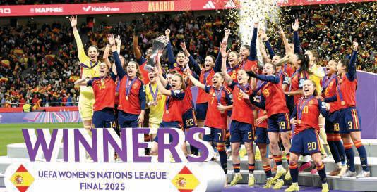 Spain overpower Germany, retain women's Nations League crown