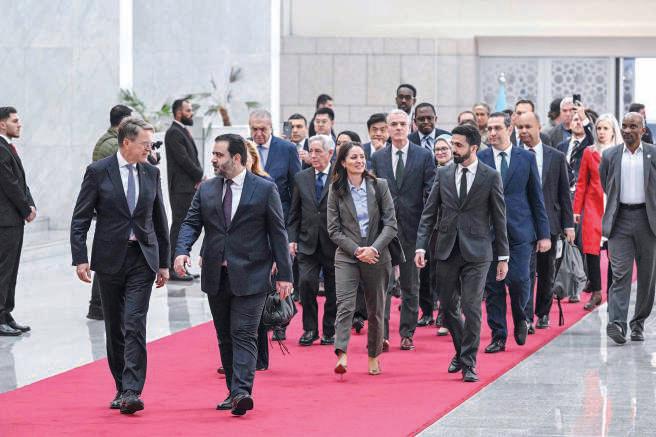 UN team says ready to support Syria on 1st-ever visit