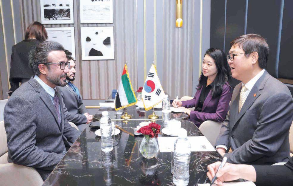 UAE's Hajeri meets S.Korea officials to boost sporting ties between nations