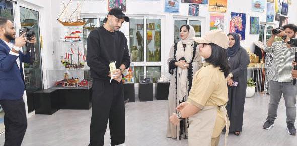 Harbhajan Singh visits Rashid Centre