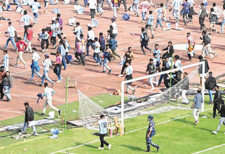 Organiser held after Messi event chaos as AIFF washes hands off