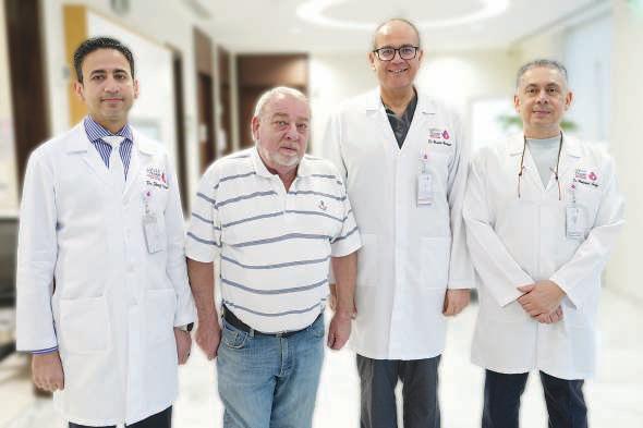Patient saved from complete arterial occlusion
