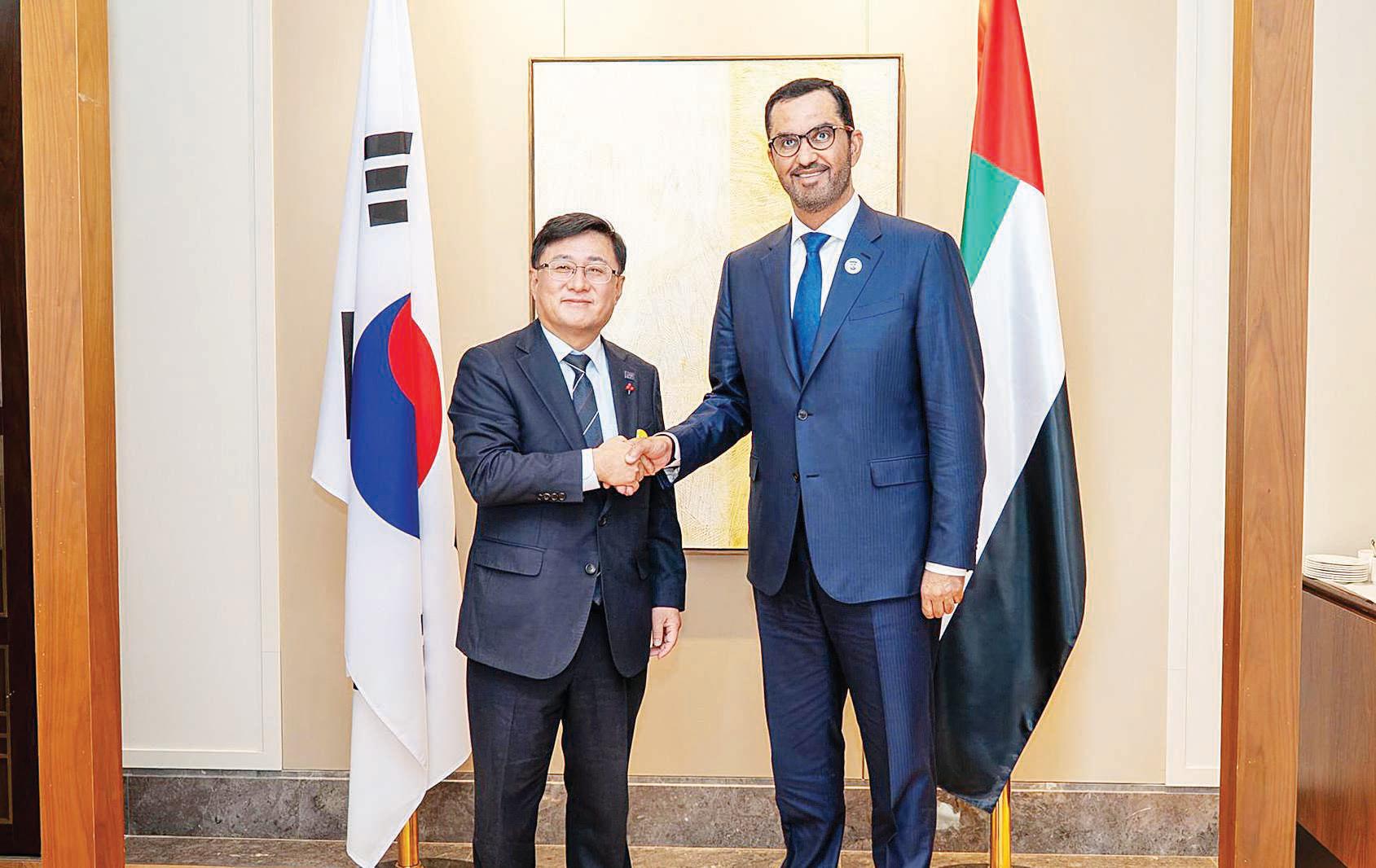 UAE, Korea discuss cooperation in energy, industry and technology