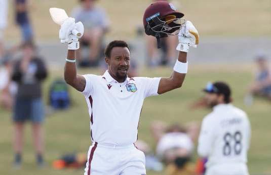 Dogged Hodge ton sees West Indies save follow-on against New Zealand