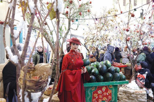 Iranians mark Yalda fest as economic woes bite