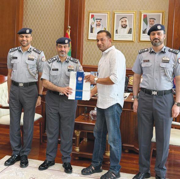 Abu Dhabi Police honour man for honesty