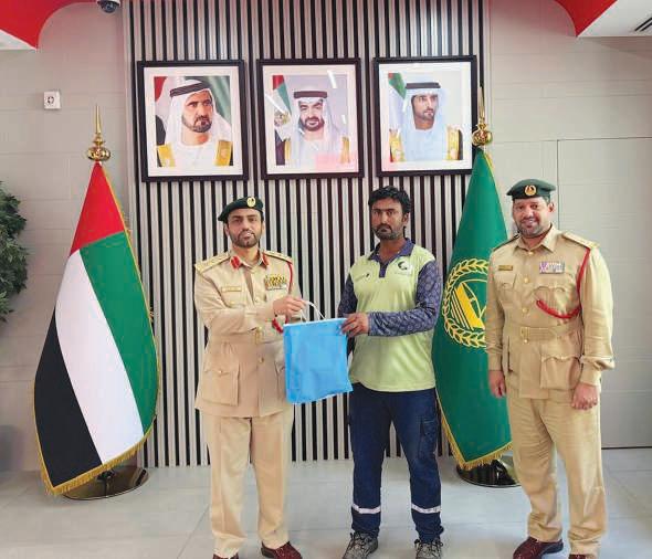 Hatta Police Station honours civic employee