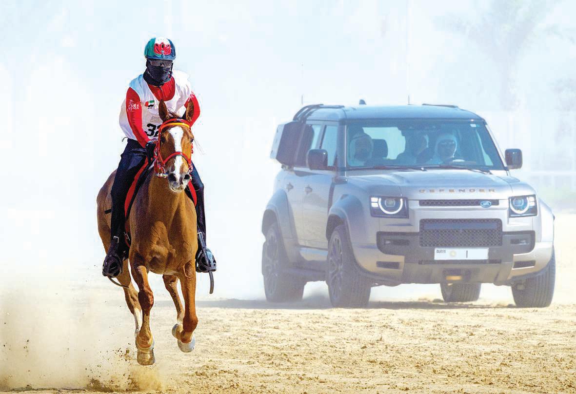 Sheikh Mohammed witnesses Gamilati Cup race, Al Bastaki wins