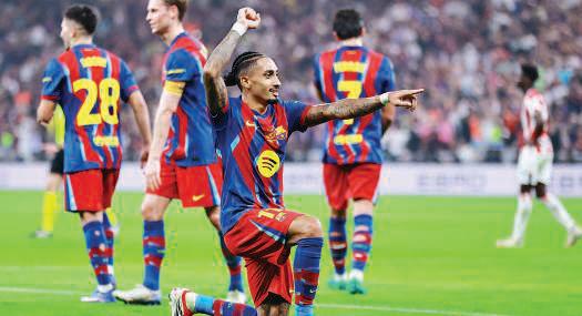 Rampant Barca rout Athletic to reach Spanish Super Cup final