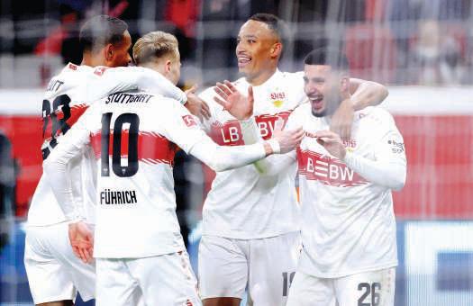 Undav and Leweling on target as Stuttgart thump Leverkusen