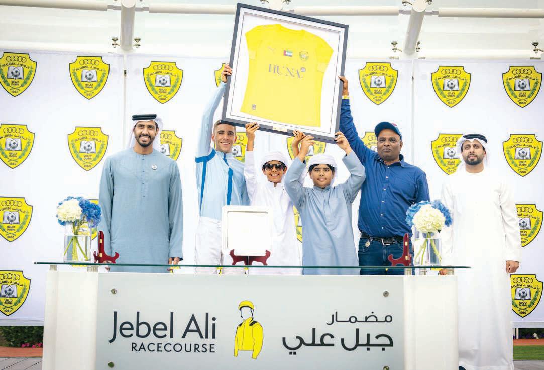 Dubai Crown Prince's Indicate dominates Al Wasl Club Cup at Jebel Ali Racecourse