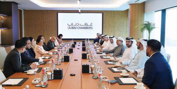 Dubai Chambers, Louise Marcos discuss ties