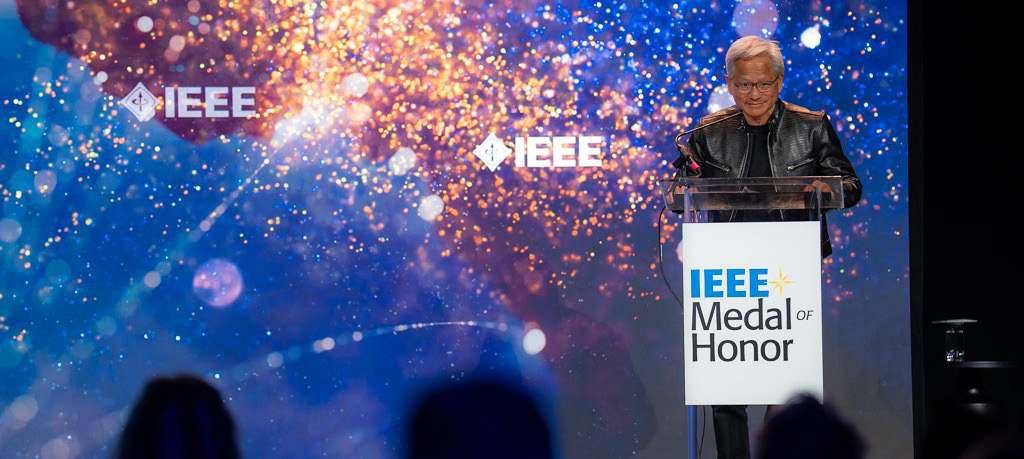 NVIDIA CEO Huang receives top IEEE award