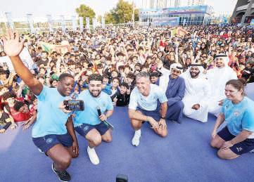 Huge turnout for Man.City Abu Dhabi Cup