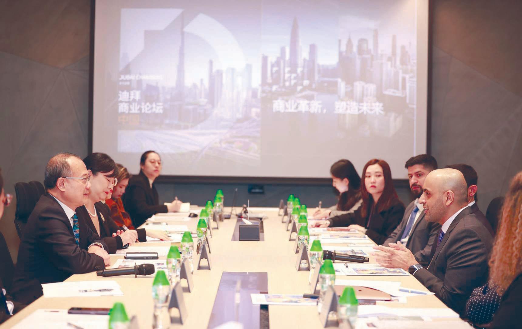 Dubai Chambers to cooperate with 18 Chinese firms in trade promotion
