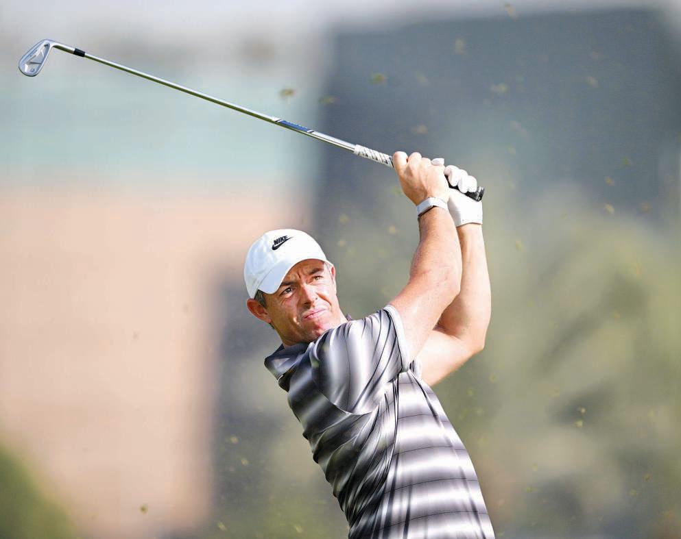 McIlroy soars to top of leaderboard after Dubai Invitational first round