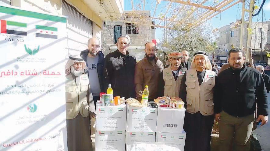 SCI distributes aid among 1,500 Syrian families