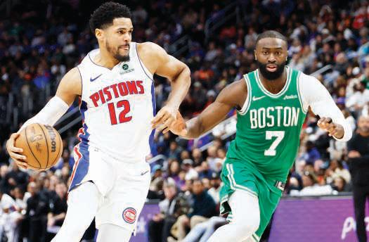 Harris leads Pistons past Celtics in thriller as Thunder bounce back