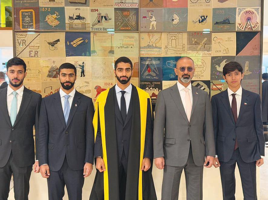 Ammar graces son's graduation at King's College London