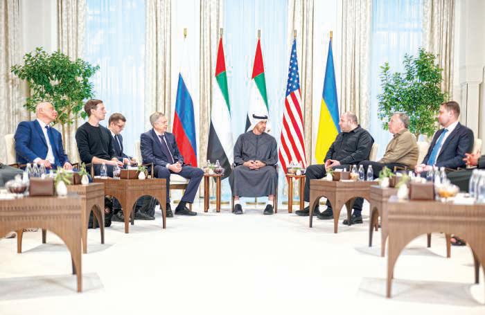 President hails start of trilateral Ukraine talks