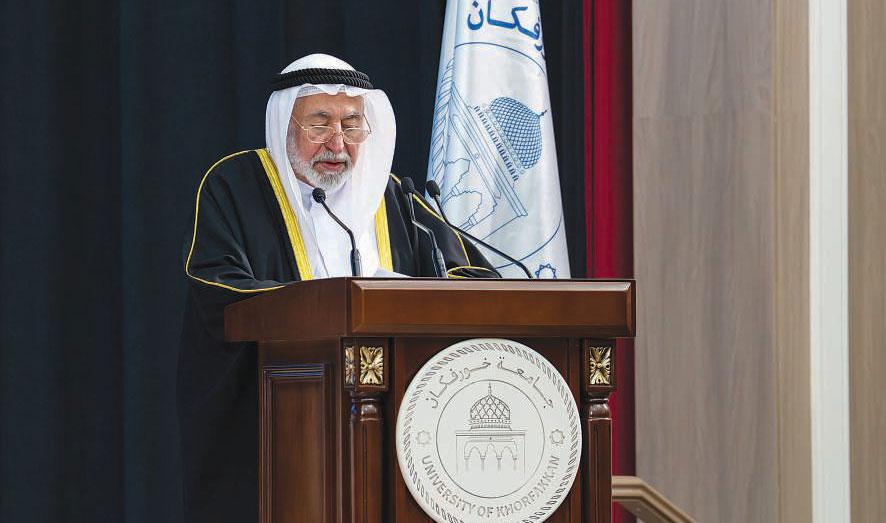 Sultan attends graduation of 1st batch of UOK students