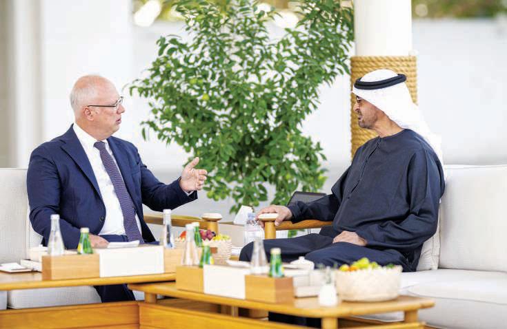 President, Putin's envoy seek stronger cooperation