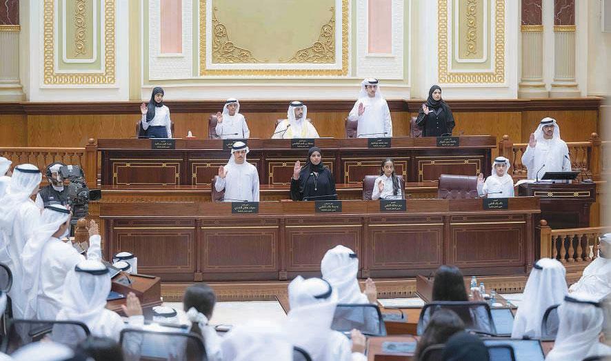 Sultan Bin Ahmed opens Shura sessions for children, youth