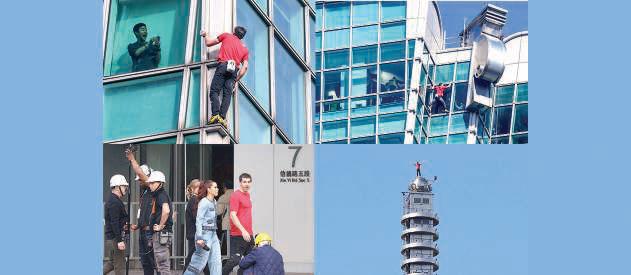 Climber scales Taipei 101 skyscraper without ropes