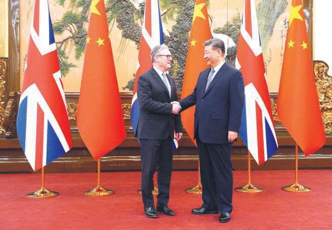 Starmer, Xi hail deeper UK-China relations