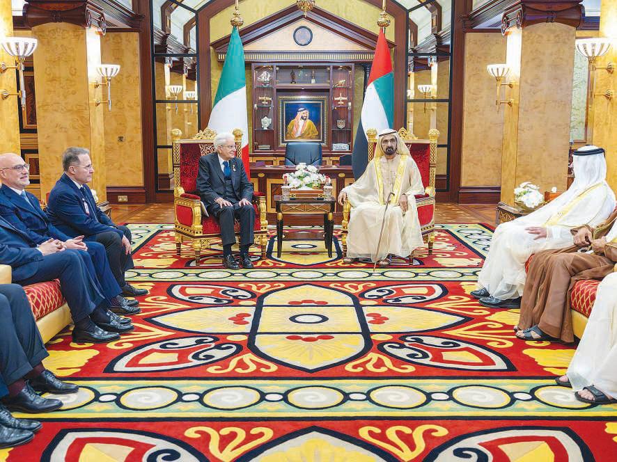 Mohammed receives Mattarella