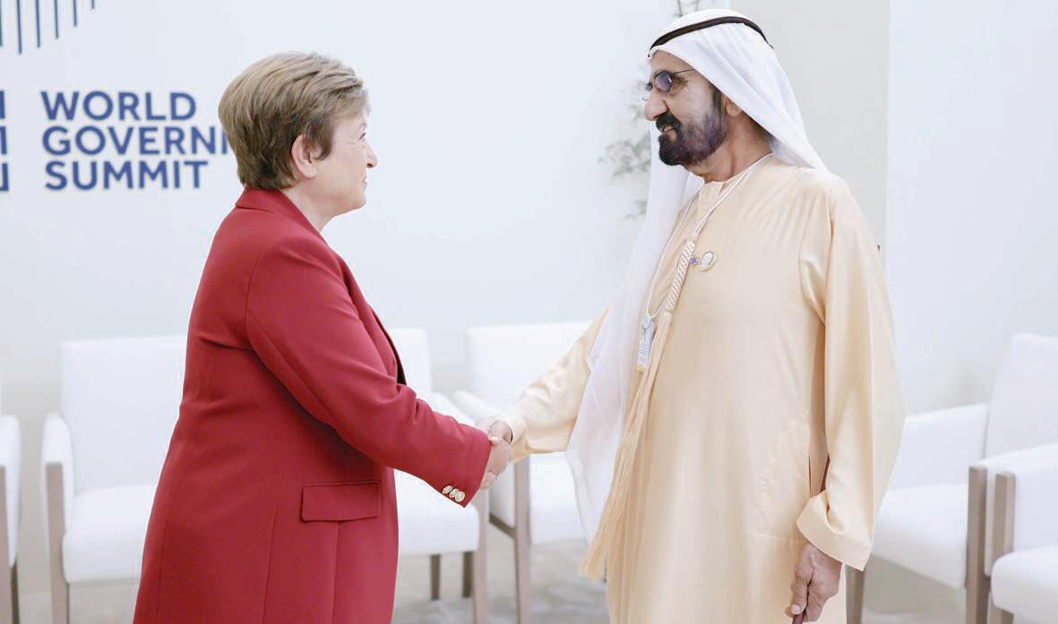 Cooperation key to global economic stability, Mohammed tells IMF chief
