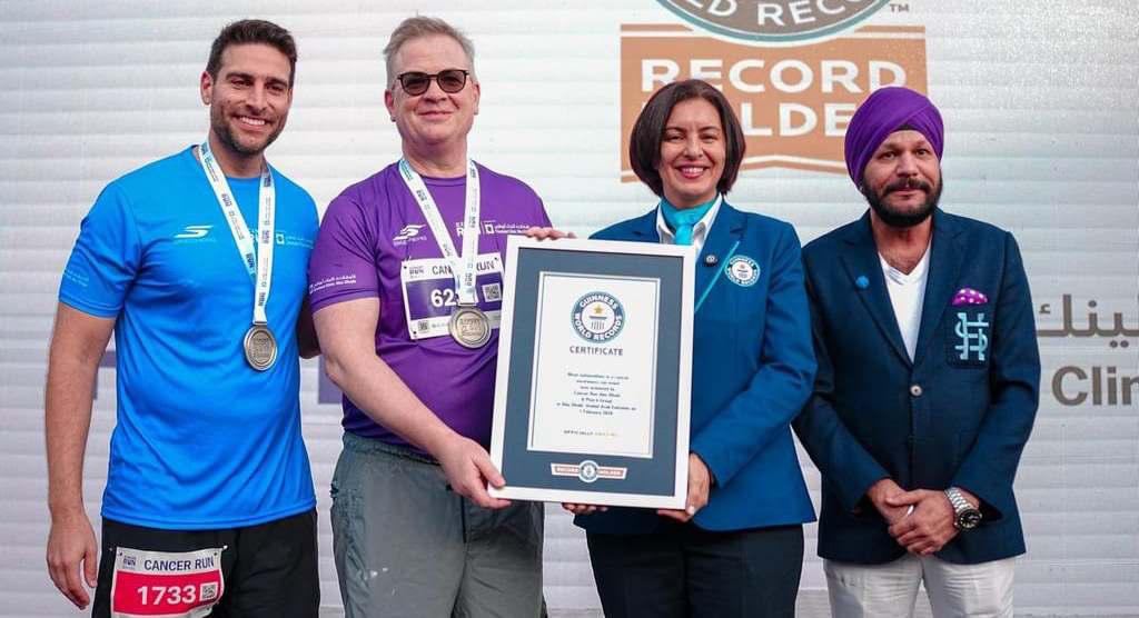 Cancer Run sets new Guinness world record