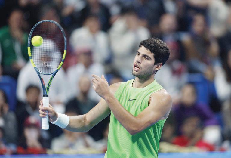 Alcaraz battles into second round of Qatar Open with hard-fought victory