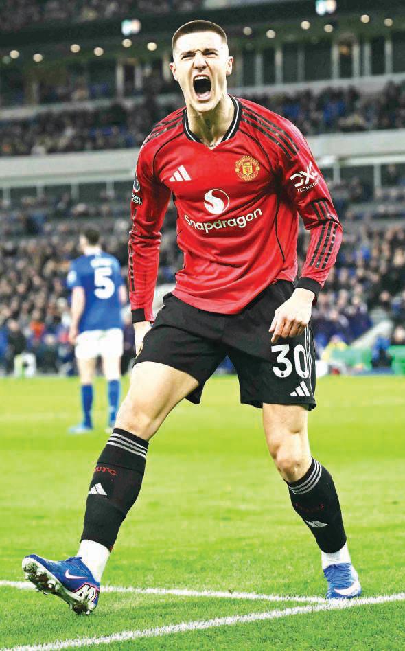 Carrick hails 'ruthless' United match-winner Sesko after win over Everton
