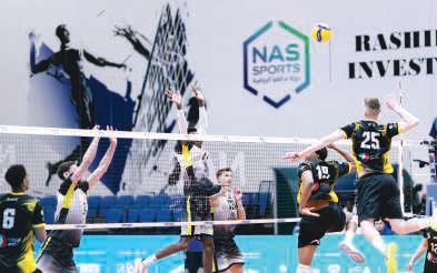 NAS volleyball event off to rousing start