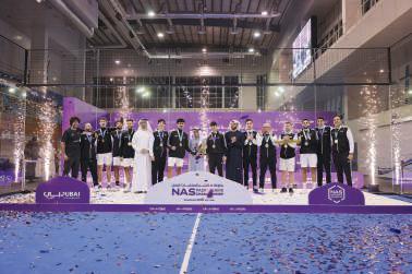 UAE national team win NAS padel competition