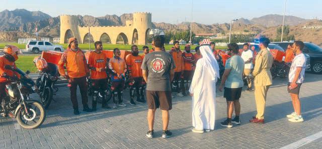 Awareness campaign held for delivery riders