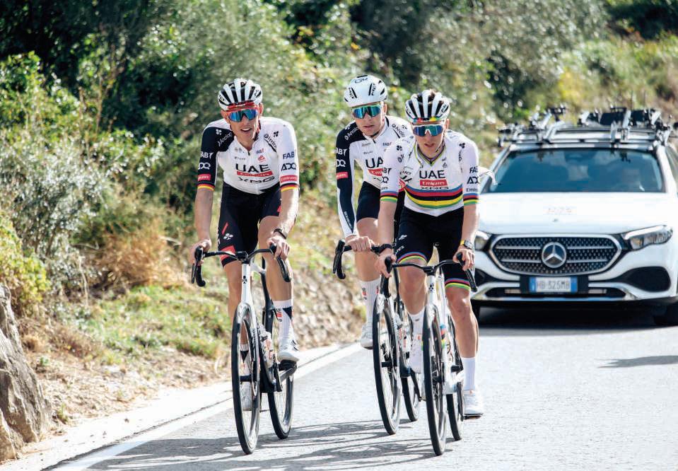 Team Emirates rider Pogacar targets historic 4th Strade Bianche race title